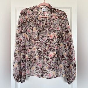 CAbi Boho Ruffled Front Blouse 4921